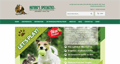 Desktop Screenshot of naturesspecialties.com